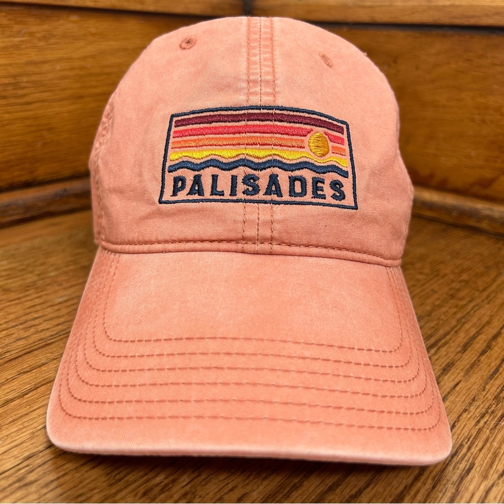 PALISADES Canvas Adjustable Baseball Cap Embroidered Front By Legend Hat Size OS